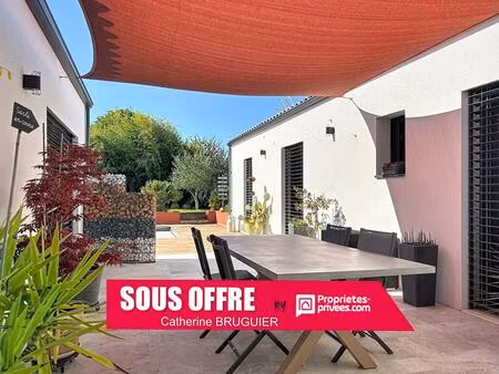 villa contemporaine 150 m² -prestations haut de gamme - 4 chambres - piscine