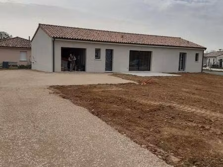 terrain avec maison neuve à vendre