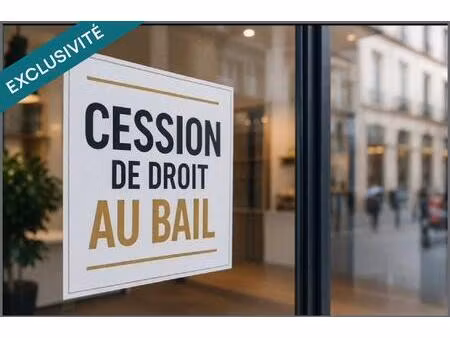 cession de droit au bail – levallois centre-ville – emplacement premium
