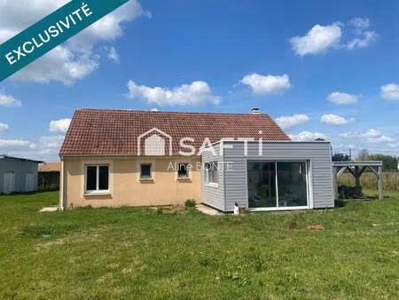 maison de plain-pied 4 pièces avec double garage