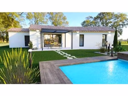 terrain avec maison neuve à vendre