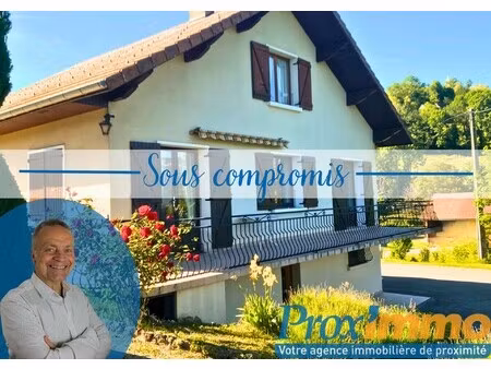 villa sur sous-sol sur 1100 m² de terrain avec vue panoramique sur la chartreuse !