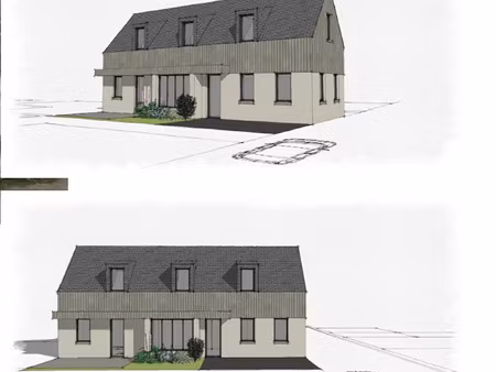 terrain à batir avec permis de construire accordé à 200m de