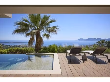 cannes - propriété entièrement rénovée avec vue mer féerique