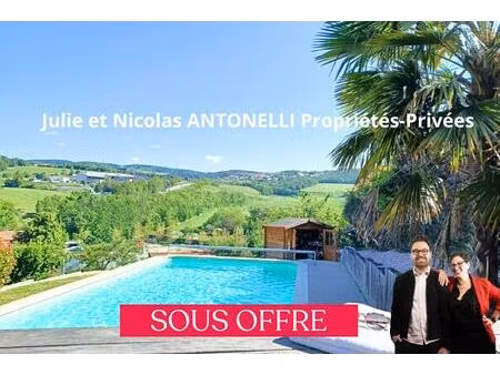 maison 137 m² 4 chambres avec piscine et deux garages