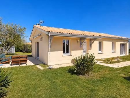 maison plain-pied 109 m² env. - 4 ch - terrain 1030 m² - dpe b - calme - moulis-en-médoc