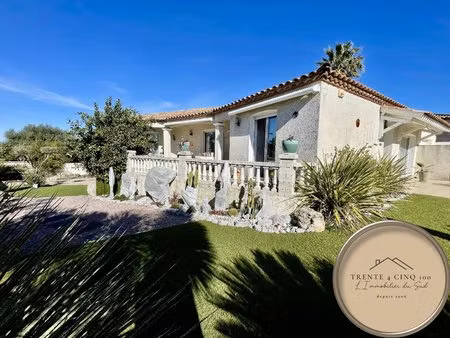 villa plain pied t4 + bureau sur 600 m² de terrain