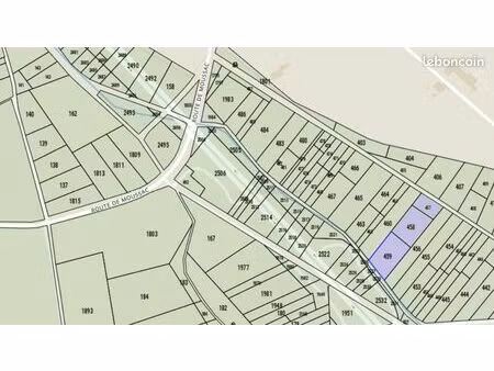 terrain agricole – sauzet (gard) – 5 110 m²