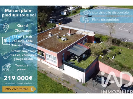 vente maison 6 pièces 175 m² grand-charmont (25200)
