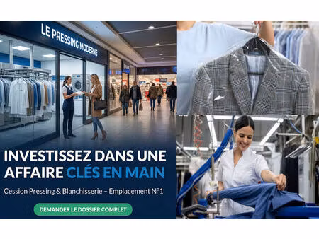 fonds de commerce blanchisserie et repassage sur le secteur douai / arras