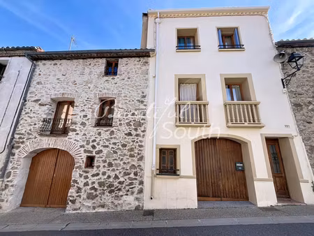 vente maison de village 4 pièces 112m2 montalba-le-château 66130 - 225000 € - surface priv