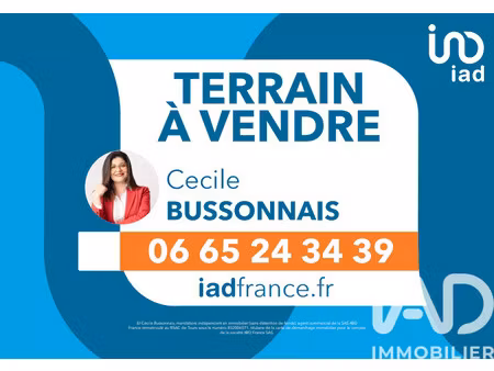 vente terrain 684 m² la ville-aux-dames (37700)