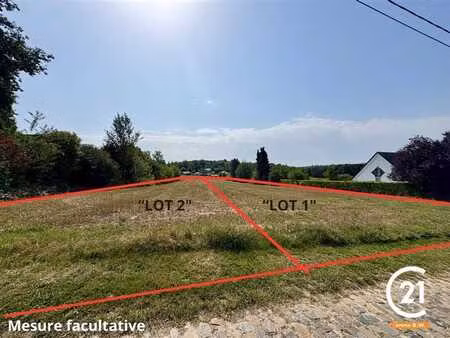 magnifique terrain plat au fond d'une impasse à grez-doiceau