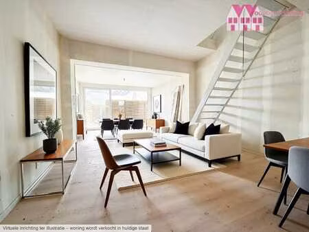 erpe-mere : maison rénovée avec 3 chambres  jardin  terra...