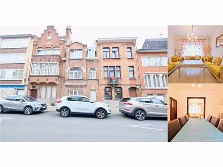 maison à vendre avec jardin et 4 chambres   jette (vbe07787)