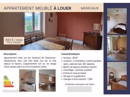 loue appartement meublé