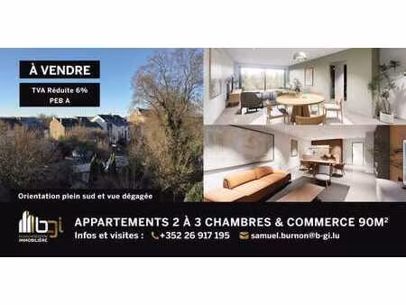 app 3ch- tva 6% -plein sud - vue jardins - parking sous-sols