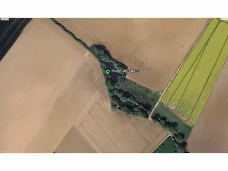 62156 boiry-notre-dame - terrain de chasse avec hutte