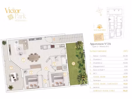 vente appartement 3 pièces 64.97 m² à saint pierre (97410)  364 000 €