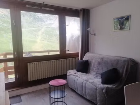 appartement à vendre 1 pièces la mongie (65) avec cellier  casier à ski  et balcon