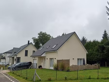 maison neuve montville bois isambert - jardin - garage