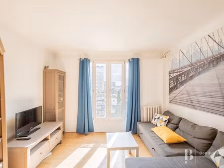 boulogne - peupliers - 2 pieces - etage eleve