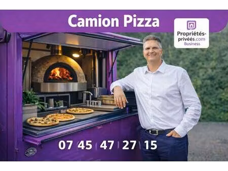 a vendre / fonds de commerce / camion de pizzas tres rentable / grenoble