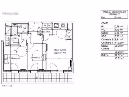 t3 meublé - perros-guirec – à moins de 150m de la plage de trestraou [appartement 45]