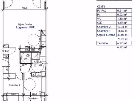 t3 meublé - perros-guirec – à moins de 150m de la plage de trestraou [appartement 39]
