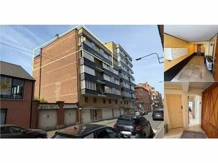penthouse à louer avec garage et terrasse   charleroi (vbe08652)