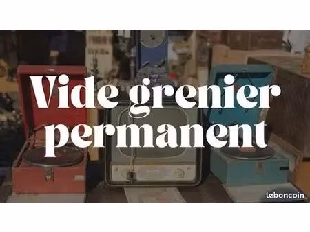 vente vide grenier permanent