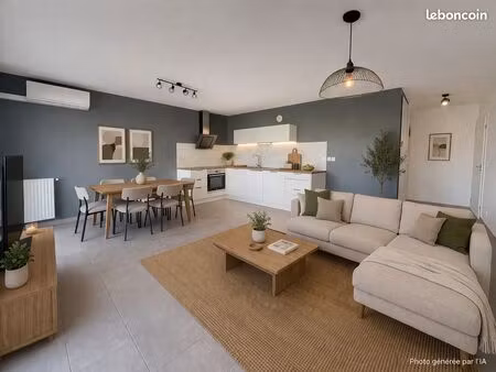 appartement 3 pièces 65 m²