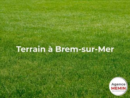 vente terrain à brem-sur-mer (85470) : à vendre / brem-sur-mer