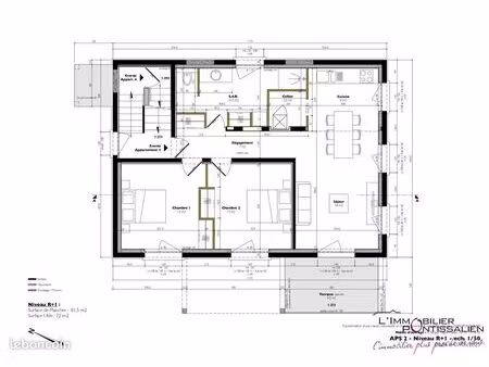 appartement 3 pièces 72 m²