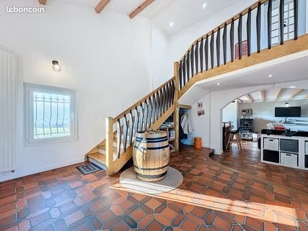 vente maison 9 pièces 225 m2 sur terrain plat de 2400m2 sainte-consorce