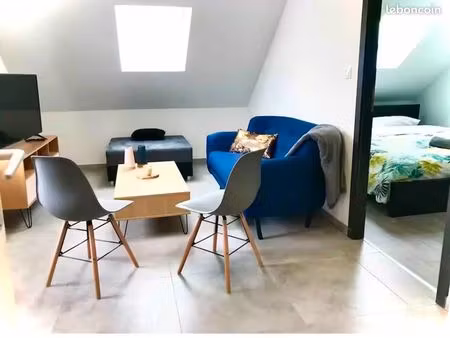 appartement refait à neuf avec jardin  meublé proche de toutes commodités 620