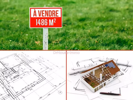 vente terrain 1486 m² à charbonnières-les-varennes (63410)  49 000 €