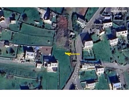 terrain constructible. vue mer partielle