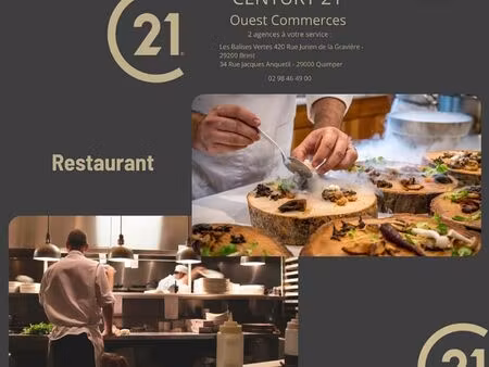 fonds de commerce restaurant morlaix