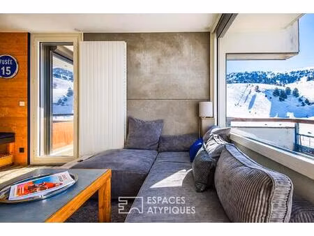 chamrousse 1650 appartement rénové skis aux pieds