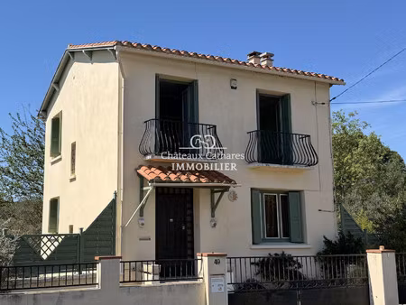 maison r+1 avec sous-sol - 92m²-jardin 600m² - estagel