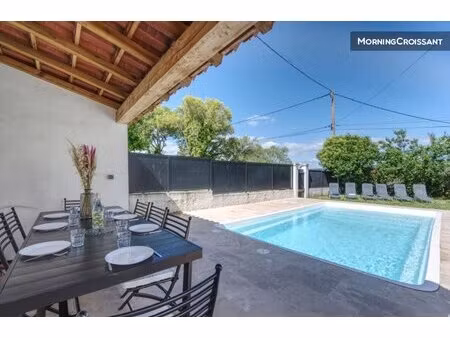 maison meublée avec piscine