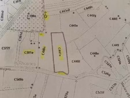 lot 1 - 4 pâtures  2 prés  chapelle et bâtiment rural