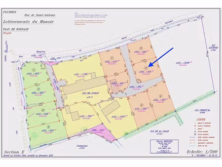 vente terrain 422 m² à plurien (22240)  128 400 €
