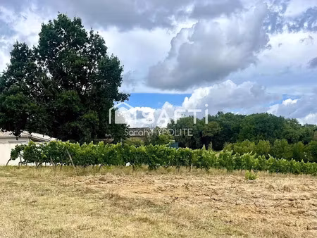 vente terrain 1700 m² à saint-andré-de-cubzac (33240)  95 000 €