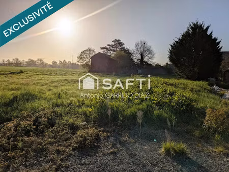 vente terrain à batir 2300 m² à saint-porquier (82700)  110 000 €