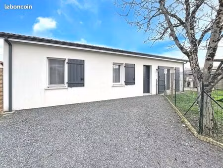 maison 90 m2 + 16 m2 de garage atelier