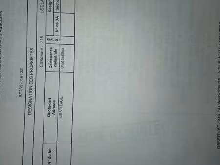 terrain agricole a vendre