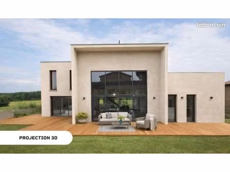 maison d’architecte 185 m² – superbes volumes – terrain 1000 m² – gros potentiel