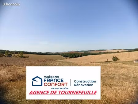 terrain 2 500 m² levignac